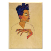Egon Schiele Self Portret Print Foto Afdruk (Voorkant)