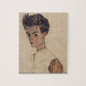 Egon Schiele - Self-portret puzzle Legpuzzel (Verticaal)