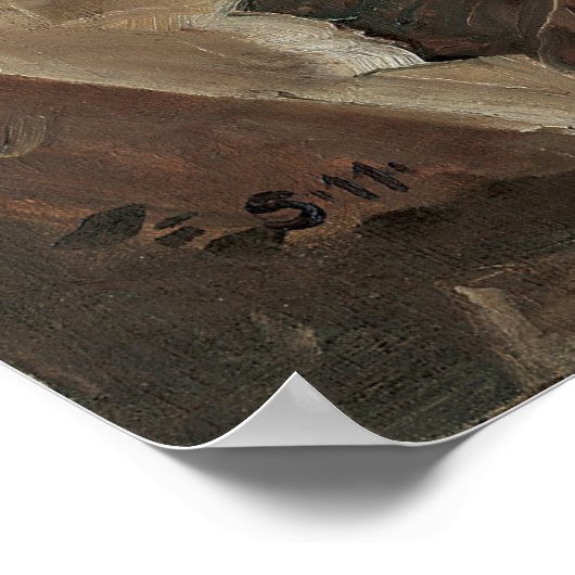 Egon Schiele Self-Seer II (Dood en Man) Poster (Hoek)