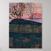 Egon Schiele - Setting Sun Poster (Voorkant)