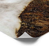 Egon Schiele Small Tree in late herfst Poster (Hoek)