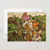Egon Schiele - Stein an der Donau Briefkaart (Voorkant / Achterkant)