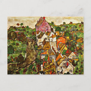 Egon Schiele - Stein an der Donau Briefkaart