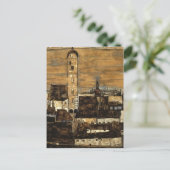 Egon Schiele-Stein op de Donau van Kreuzberg Briefkaart (Staand voorkant)