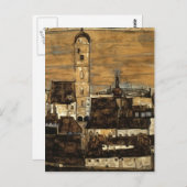 Egon Schiele-Stein op de Donau van Kreuzberg Briefkaart (Voorkant / Achterkant)