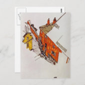 Egon Schiele-Street in Krumau Briefkaart (Voorkant / Achterkant)