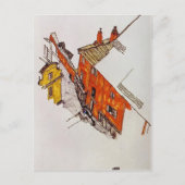 Egon Schiele-Street in Krumau Briefkaart (Voorkant)