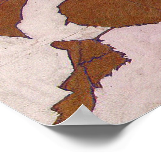 Egon Schiele - Sunflower 1909 Poster (Hoek)