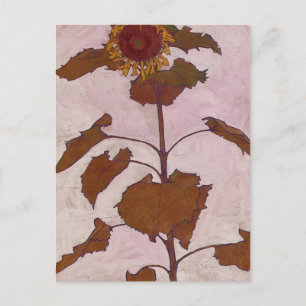 Egon Schiele- Sunflower Briefkaart
