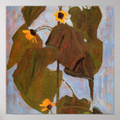 Egon Schiele - Sunflower Poster (Voorkant)