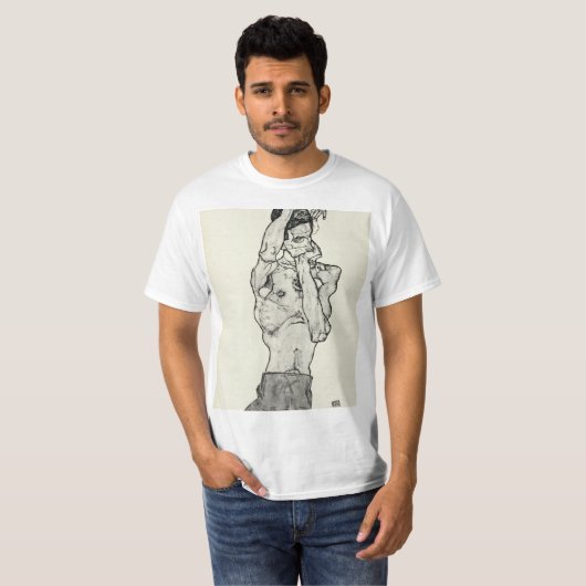 Egon Schiele - T-shirt (Voorkant volledig)