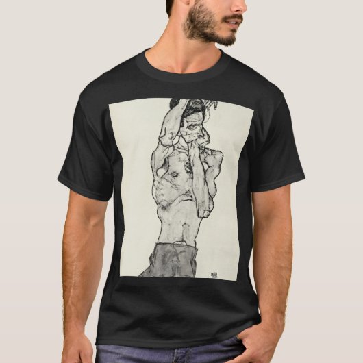 Egon Schiele - T-shirt (Voorkant)