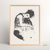 Egon Schiele Tekeningen I Seated Woman Art Print