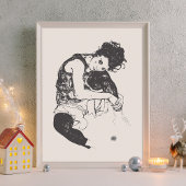 Egon Schiele Tekeningen I Seated Woman Art Print