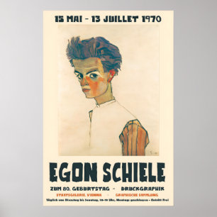 Egon Schiele Tentoonstellingsposter Staatsgalerie Poster