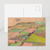 Egon Schiele - Veldlandschap Briefkaart (Voorkant / Achterkant)