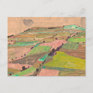 Egon Schiele - Veldlandschap Briefkaart