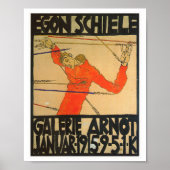 EGON SCHIELE VINTAGE POSTER (Voorkant)