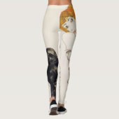 Egon Schiele - Vrouw in zwarte kussen Leggings (Achterkant)