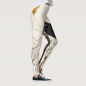 Egon Schiele - Vrouw in zwarte kussen Leggings (Rechts)
