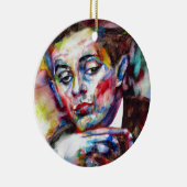 egon schiele - waterverf portret keramisch ornament (Rechts)
