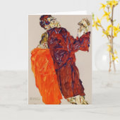Egon Schiele- werd de Waarheid geopenbaard Kaart (Gele Bloem)