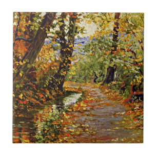 Egon Schiele - Winding Brook Tegeltje