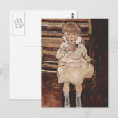 Egon Schiele- Zaaigoed kind Briefkaart (Voorkant / Achterkant)