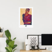 Egon Schiele Zedign Art Poster #103-3 (Thuiskantoor)