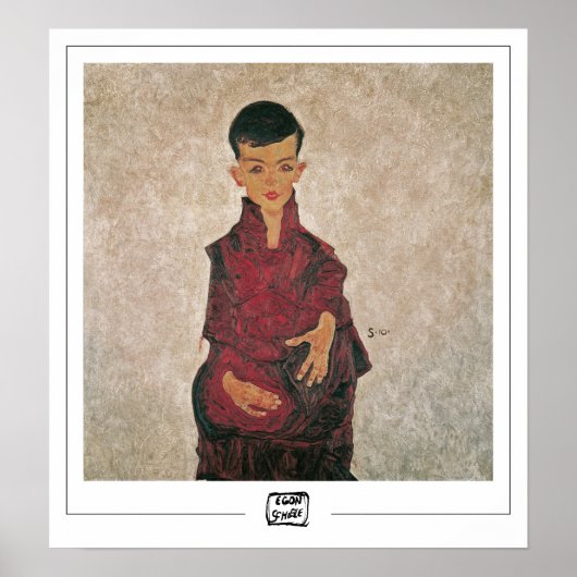 Egon Schiele Zedign Art Poster #12-3 (Voorkant)