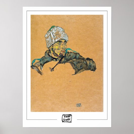 Egon Schiele Zedign Art Poster #14-3 (Voorkant)