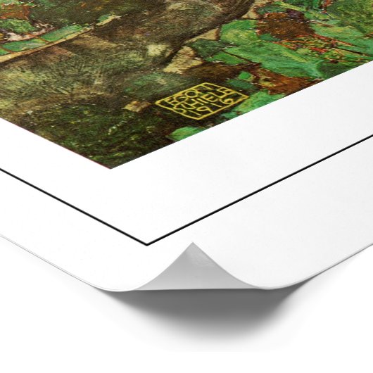 Egon Schiele Zedign Art Poster #16-3 (Hoek)