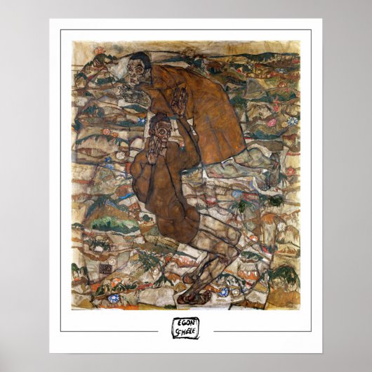 Egon Schiele Zedign Art Poster #18-2 (Voorkant)