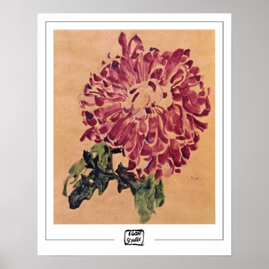 Egon Schiele Zedign Art Poster #222-3 (Voorkant)