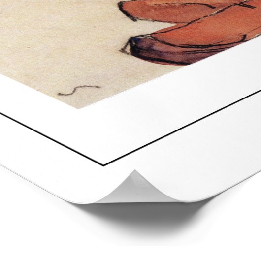 Egon Schiele Zedign Art Poster #269-2 (Hoek)