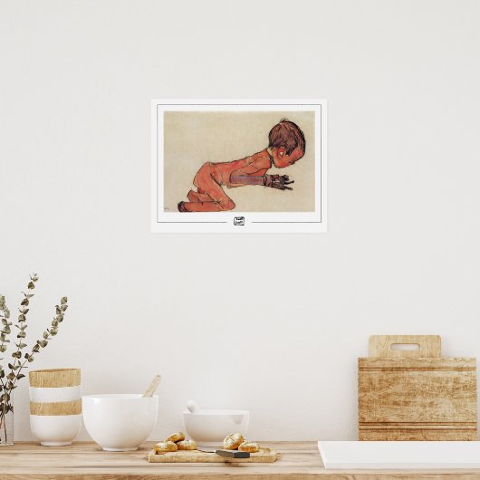 Egon Schiele Zedign Art Poster #269-2 (Keuken)