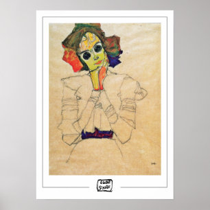 Egon Schiele Zedign Art Poster #369-2
