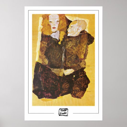Egon Schiele Zedign Art Poster #56 (Voorkant)