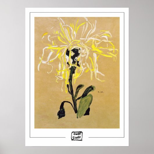 Egon Schiele Zedign Art Poster #7-2 (Voorkant)