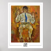 Egon Schiele Zedign Art Poster #7-3 (Voorkant)