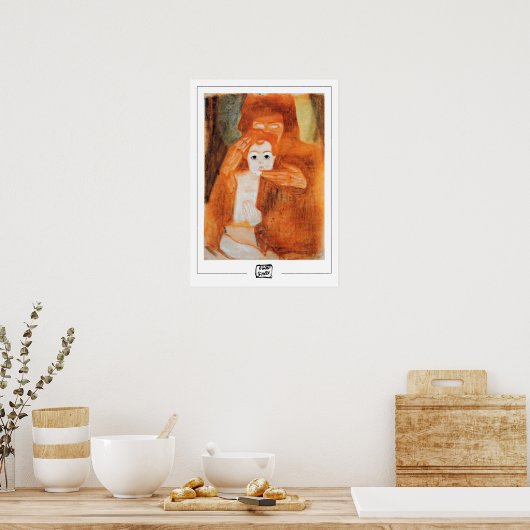 Egon Schiele Zedign Art Poster #93-3 (Keuken)