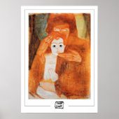 Egon Schiele Zedign Art Poster #93-3 (Voorkant)
