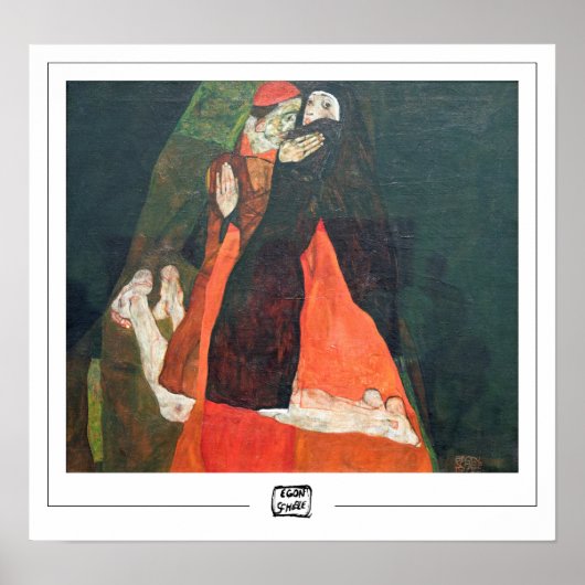 Egon Schiele Zedign Art Poster #9-3 (Voorkant)