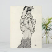 Egon Schiele - Zeichnungen II. Feestdagenkaart (Staand voorkant)