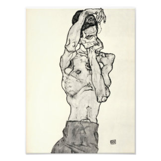 Egon Schiele - Zeichnungen II. Foto Afdruk