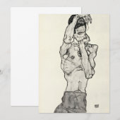 Egon Schiele - Zeichnungen II. Kaart (Voorkant / Achterkant)