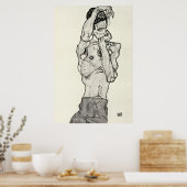 Egon Schiele - Zeichnungen II Poster (Keuken)