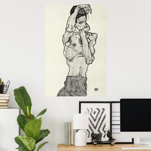 Egon Schiele - Zeichnungen II Poster (Thuiskantoor)