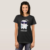 Egost Funny Halloween Ego Ghost Pun Dark BG T-shirt (Voorkant volledig)