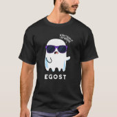 Egost Funny Halloween Ego Ghost Pun Dark BG T-shirt (Voorkant)